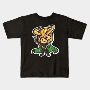 God of mischief Kids T-Shirt